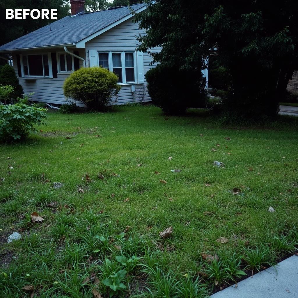 Front Yard Refresh before